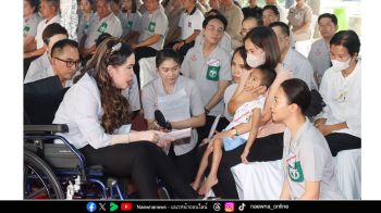 สมเด็จเจ้าฟ้าฯ กรมพระศรีสวางควัฒน  ทรงเยี่ยม  หน่วยแพทย์ พอ.สว. ลำปาง ลำพูน และเชียงใหม่