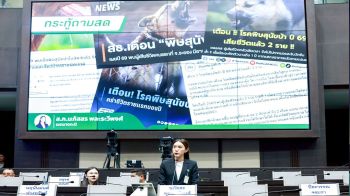 ส.ก.บางกะปิจี้ถามแผนฉีดวัคซีนพิษสุนัขบ้า ด้าน\'รองทวิดา\'ยันจองคิวฉีดหมา-แมวได้แล้ว