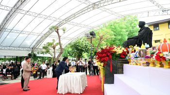 กทม. ร่วมวางพานพุ่มในงานวันปรีดี พนมยงค์ ประจำปี 2569