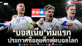 ‘บอสเนีย’ทีมแรก!ประกาศชื่อลุยศึกฟุตบอลโลก