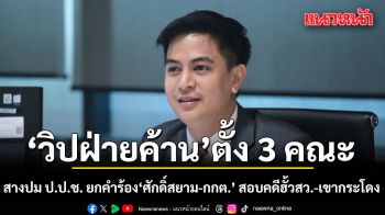 วิปฝ่ายค้าน ประชุมนัดแรก ตั้ง 3 คณะ สางปม ป.ป.ช. ยกคำร้อง ศักดิ์สยาม-กกต. สอบคดีฮั้วสว.-เขากระโดง