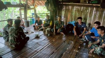 ตำบลเสาหิน-ป่าสาละวิน สำรวจเส้นทางเพื่อชนเผ่า หลังเสียหายหนักจากพายุ
