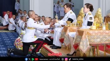 ในหลวง-พระราชินี เสด็จฯ พระราชทานกระบี่และปริญญาบัตรแก่ผู้สำเร็จ การศึกษาจากโรงเรียนเหล่าทัพ