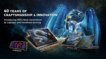 MSI เปิดตัว Claw 8 EX AI+ เครื่องเล่นเกมพกพาพร้อม Intel Arc G3 Extreme และ Titan 18 HX Dragon Edition Draco Epic ภายในงาน COMPUTEX 2026