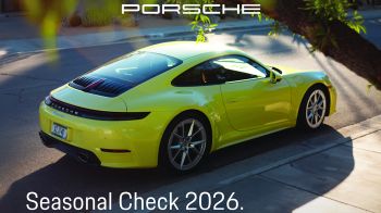 Porsche Seasonal Check 2026 ตรวจเช็กสภาพรถปอร์เช่ ฟรี!!