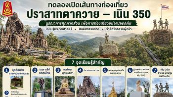จัดตามรอยผู้กล้า ทภ.2เปิดทางท่องเที่ยว เยือนปราสาทตาควาย