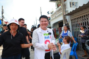 กฤษฏ์ คงวุฒิปัญญา หาเสียงโค้งสุดท้าย ผลักดันระบบขนส่ง แก้ปัญหารถติด