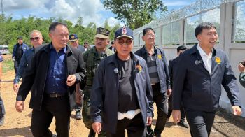 สภาหนุนทหาร ผุดรั้วกั้นไทย-เขมร