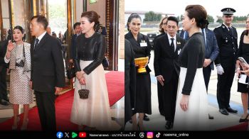 งดงามสมพระเกียรติ เปิดรายละเอียดฉลองพระองค์พระราชินี เสด็จฯ เยือนฝรั่งเศส