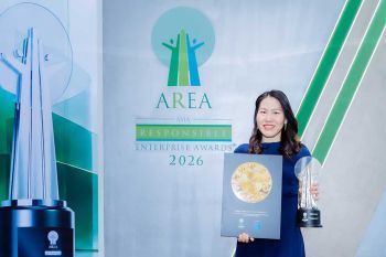 ไทยประกันชีวิต คว้ารางวัลด้านความยั่งยืนระดับภูมิภาค Asia Responsible Enterprise Awards (AREA) 2026 พร้อมตราสัญลักษณ์แห่งความยั่งยืนระดับ Gold แห่งเดียวในเอเชีย