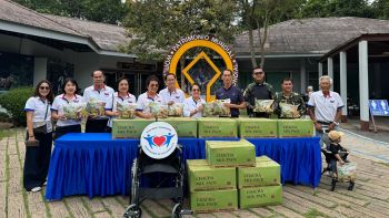 มูลนิธิหัวใจบริสุทธิ์ มอบวีลแชร์และขนมขบเคี้ยว เติมพลังใจแก่เจ้าหน้าที่ผู้พิทักษ์ผืนป่า อช.เขาใหญ่