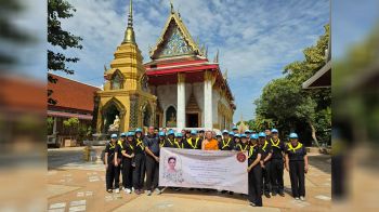 สตภ.1 นำทีมจิตอาสาลุยกรุงเก่า \'ถวายเพล-ทำความสะอาด-ปล่อยปลา\' ณ วัดสะแก