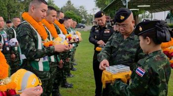 มทบ.31ปล่อยแถวกำลังพลชุดแพทย์เผชิญเหตุกองทัพฯ ทดสอบมาตรฐานรับภัยพิบัติ