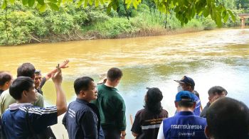 กมธ.สภาฯลงพื้นที่จี้รัฐสนับสนุนงบสร้างแหล่งน้ำใหม่ทำประปา หลังน้ำกระบุรีขุ่นจัด