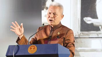 ปธ.รัฐสภา กระตุกเตือนสติ ‘สังคม’ ติดกับดัก ‘ความขัดแย้ง’ ฝ่ายแพ้ไม่ยอมรับ ชู ‘ปชต.กินได้-มีความสุข’