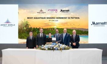 AWC ขยายความร่วมมือเชิงกลยุทธ์กับแมริออท อินเตอร์เนชั่นแนล  เปิดตัว Moxy Pattaya The Aquatique