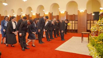 ‘มูลนิธิป่อเต็กตึ๊ง’ลงนามถวายพระพรชัยมงคลในหลวง ร.10 เนื่องในโอกาสวันเฉลิมพระชนมพรรษา 28 ก.ค.69