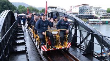 สรรเพชญ ผลักดันการใช้ประโยชน์ที่ดินการรถไฟเมืองกาญจน์ มอบ SRTA ปั้นโครงการ Mixed-use - สถานีขนส่งตู้สินค้า