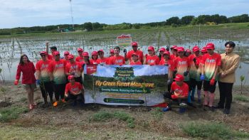 เวียตเจ็ทไทยนำทีม! เยาวชนปลูกป่าชายเลน 10,000 ต้น-มุ่งสู่เป้าหมาย Net Zero 2050