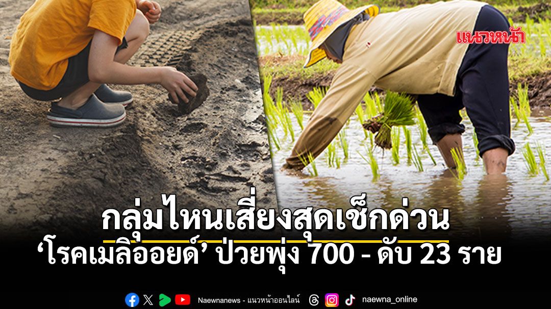 รัฐเปิดตัวเลขผู้ป่วย โรคเมลิออยด์ พุ่ง 700 ราย กลุ่มไหนเสี่ยงสุดเช็กด่วน