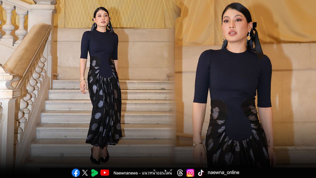 เจ้าฟ้าสิริวัณณวรีฯ ทรงฉลองพระองค์เดรสผ้าไหมมัดหมี่ งดงามร่วมสมัยผสานหัตถศิลป์ไทย