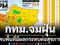 กทม.จมฝุ่น! พบพื้นที่มีผลกระทบต่อสุขภาพ \'หนองแขม\'สูงสุด