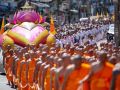 ‘ปัตตานี’อัญเชิญพระบรมสารีริกธาตุประดิษฐาน ปทุมเจดีย์ เจดีย์พระพุทธเจ้า 5 พระองค์