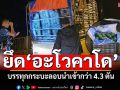 สกัดจับ! ผลไม้\'อะโวคาโด\' บรรทุกกระบะลักลอบนำเข้ากว่า 4.3 ตัน