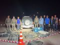 สกัดรถกระบะ ซุกไอซ์450กก.  ผู้ต้องหาวิ่งหนี  ตำรวจเร่งตามล่า