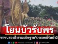 ชาวคลองสำโรงคึกคัก! ประชาชนสองฝั่งร่วมอธิษฐาน\'โยนบัวรับพร\' งานประเพณีรับบัว2568