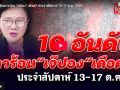 (คลิป) 10 อันดับข่าวร้อน \'เจ๊ปอง\'เดือด!! ประจำสัปดาห์ 13-17 ต.ค. 2568