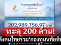 \'กองทุนหทัยทิพย์\'ยอดบริจาคทะลุ 200 ล้าน รวมพลังคนไทย สร้างกำแพงชายแดน