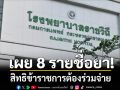 โรงพยาบาลราชวิถี เผยชื่อ ยา 8 รายการ ข้าราชการต้องร่วมจ่าย เหตุมีค่าใช้จ่ายสูง