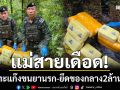 แม่สายเดือด! ฉก.ทัพเจ้าตาก ‘ปะทะแก๊งขนยาบ้า’ ยึดของกลาง 2 ล้านเม็ด