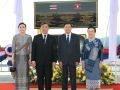 ในหลวง พระราชินี เสด็จพิธีเปิดสะพานมิตรภาพไทย-ลาว แห่งที่ 5 (บึงกาฬ - บอลิคำไซ) จังหวัดบึงกาฬ