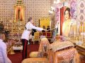 พระราชวงศ์-องคมนตรี บำเพ็ญพระราชกุศลถวายพระบรมศพ สมเด็จพระพันปีหลวง