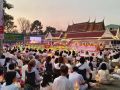 พระธรรมยาตรา นำชาวนนท์เรือนหมื่นจุดประทีปธรรม เจริญจิตภาวนาอุทิศถวายพระพันปีหลวง