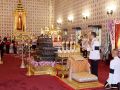ทรงบำเพ็ญพระราชกุศลสตมวาร  ‘ร.10-ราชินี’เสด็จฯ  ถวายพระบรมศพพระพันปีหลวง
