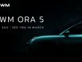 GWM เตรียมส่ง ORA 5 SUV บุกตลาดไทย มี.ค.นี้!