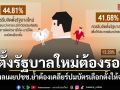 ตั้งรัฐบาลใหม่ต้องรอ นิด้าโพลเผยประชาชน 44.8% ย้ำต้องเคลียร์ปมบัตรเลือกตั้งให้จบก่อน