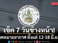 มาแล้ว! กรมอุตุฯคาดหมายอากาศ 7 วันข้างหน้า ตั้งแต่ 12-18 มี.ค.69