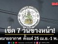 มาแล้ว! กรมอุตุฯคาดหมายอากาศ 7 วันข้างหน้า ตั้งแต่ 25 เม.ย.-1 พ.ค.69