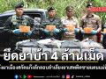 ยึดยาบ้า 4 ล้านเม็ด กองกำลังผาเมืองสกัดขบวนการลักลอบลำเลียงยาเสพติดชายแดนแม่ฟ้าหลวง