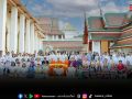 กลุ่มศิลปินจิตอาสา ร่วมกิจกรรม ห่มผ้าพระบรมเจดีย์ภูเขาทอง