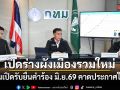 กทม.แถลงคืบหน้าผังเมืองรวมใหม่ เตรียมเปิดรับยื่นคำร้อง มิ.ย.69 คาดประกาศใช้ปี 70