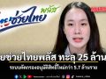 ไทยช่วยไทยพลัส ทะลุ 25 ล้านคน ระบบคัดกรองอนุมัติสิทธิ์ใหม่กว่า 5.7 ล้านราย