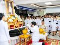 คณะวัดพระธรรมกาย-พสกนิกรคลองหลวง ถวายน้ำสรงพระศพ เบื้องหน้าพระรูป‘เจ้าฟ้าพัชรกิติยาภาฯ’
