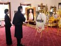 กษัตริย์จิกมี แห่งภูฏาน ทรงวางพวงมาลาสักการะ หน้าพระโกศพระศพ เจ้าฟ้าพัชรกิติยาภาฯ