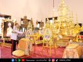 พระองค์เจ้าเฉลิมศึก ทรงบำเพ็ญพระราชกุศลถวายภัตตาหารเช้า แด่พระพิธีธรรมสวดพระอภิธรรมพระศพ เจ้าฟ้าพัชรกิติยาภาฯ