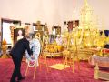 คณะทูต-หัวหน้าองค์การระหว่างประเทศ วางพวงมาลาถวายอาลัยหน้าพระโกศพระศพ เจ้าฟ้าพัชรกิติยาภา
